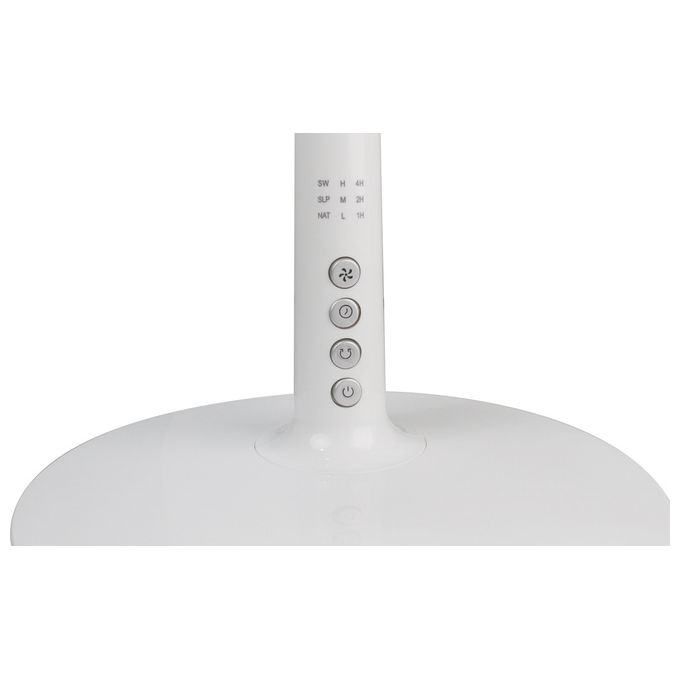 Argoclima TABLO EVO Ventilatore da Tavolo 40cm 3 Velocita' 55W Oscillante con Telecomando e Timer 7h colore Bianco