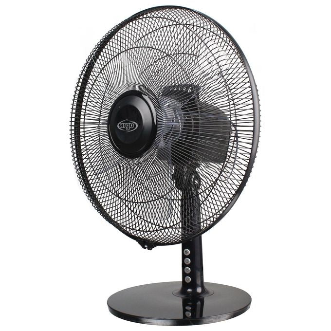 Argo TABLO EVO Ventilatore da Tavolo 5 Pale 40 cm 3 Velocita' Telecomando Timer 7 h colore Nero