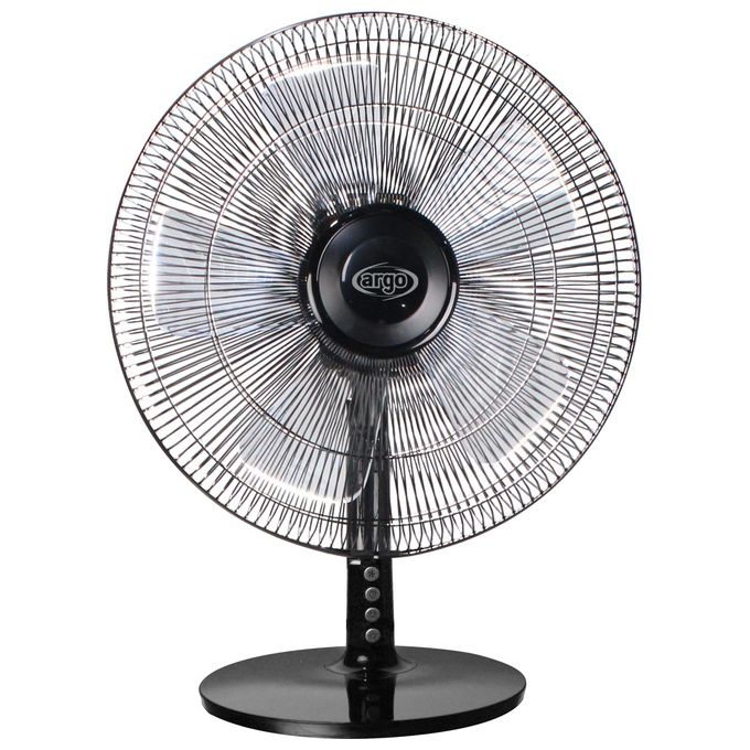 Argo TABLO EVO Ventilatore da Tavolo 5 Pale 40 cm 3 Velocita' Telecomando Timer 7 h colore Nero