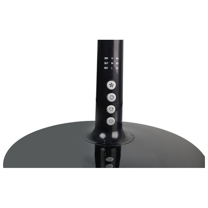 Argo TABLO EVO Ventilatore da Tavolo 5 Pale 40 cm 3 Velocita' Telecomando Timer 7 h colore Nero