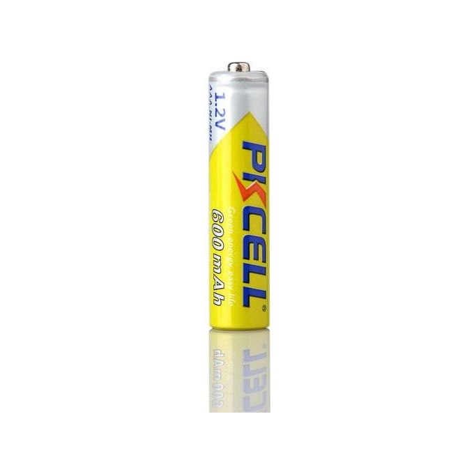Pkcell batterie ricaricabili ministilo AAA ni-mh 600 mah 1,2 v blister 4 pezzi