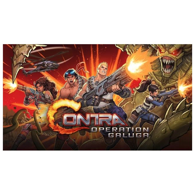 Konami 4012927086513 Contra: Operation Galuga Videogioco Sparatutto per Nintendo Switch Code In A Box (CIAB) Lingue Italiano e Altre colore Nero