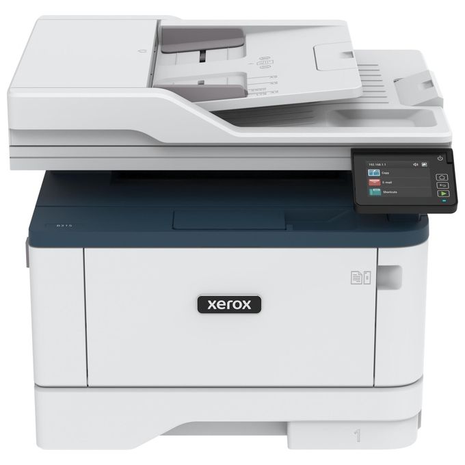 Xerox B315V_DNI B315 Stampante Multifunzione Laser A4 Mono 40 ppm Copia Stampa Scansione Fax Fronte Retro Wi-Fi 2 Vassoi 350 Fogli colore Bianco