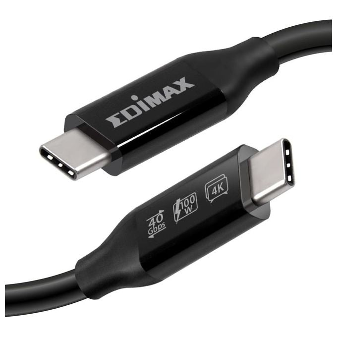 Edimax Cavo Thunderbolt 1mt 40 Gbit-s Black