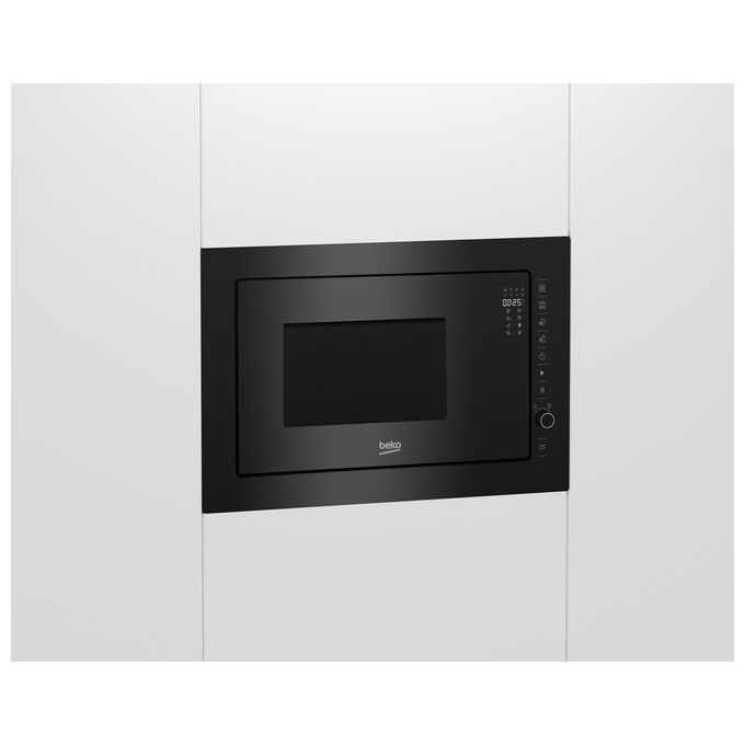 Beko BMGB25333BG b300 Forno a microonde da incasso con Grill 25 L 900 W 5 livelli di potenza (39x60x39 cm) colore Nero