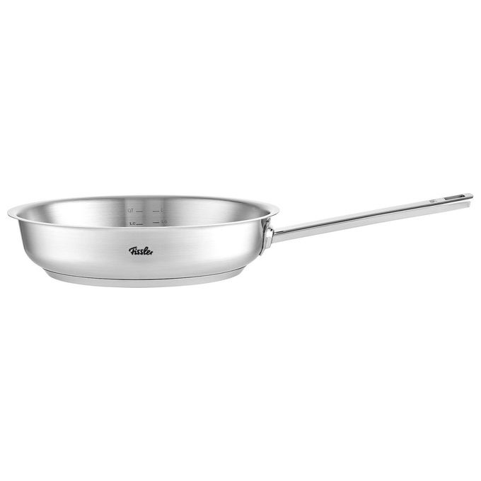 Fissler 084-378-28-100-0 Original-Profi Collection Padella Multiuso 28 cm Acciaio inox con Superficie Novogrill Capacita' 3 L Adatta a Tutti i Piani Cottura inclusa Induzione colore Acciaio inox