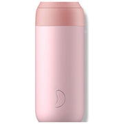 Chilly's 701619 Serie 2 Tazza da Caffe' 500 ml Acciaio Inossidabile 304 Doppia Parete Isolamento a Vuoto Chiusura a Rotazione Base Antiscivolo Senza BPA colore Rosa Blush