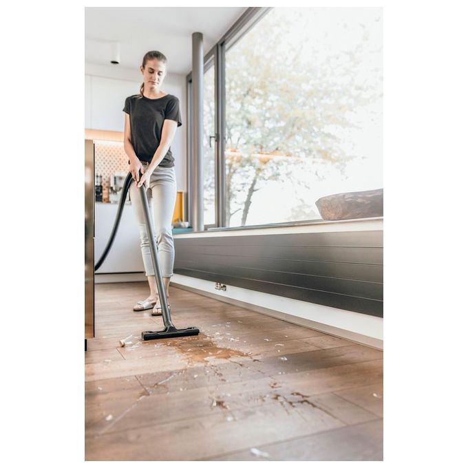 Kärcher 1.628-000.0 WD 2 Plus Aspirapolvere a cilindro Secco e Bagnato 12 L 1000 W 74 dB colore Giallo