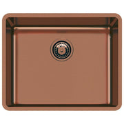 Foster 2155 858 KE Copper Lavello Acciaio inox Spazzolato da incasso Sottotop in PVD 1 Vasca 50x40cm