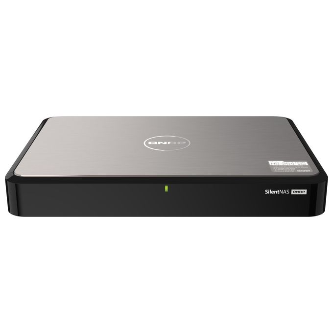 QNAP HS-264-8G HS-264 NAS Desktop Intel Celeron N5105 8 GB 2x 2.5GbE 2x HDMI 2.0 colore Nero