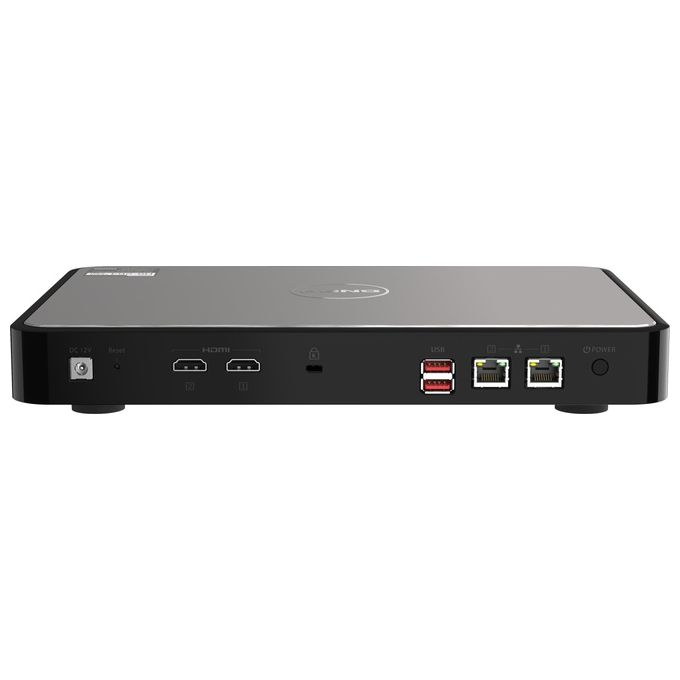 QNAP HS-264-8G HS-264 NAS Desktop Intel Celeron N5105 8 GB 2x 2.5GbE 2x HDMI 2.0 colore Nero
