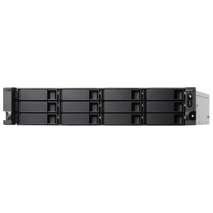 QNAP TS-H1886XU-RP-R2-D1622-32G TS-h1886XU-RP R2 Server NAS 18 Bay Intel Xeon D-1622 32GB RAM QuTS hero ZFS colore Nero