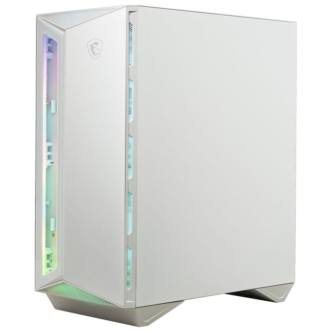 MSI MPG GUNGNIR 110R WHITE Case PC Midi Tower ATX 4 Ventole ARGB 120mm USB Type-C Vetro Temperato colore Bianco