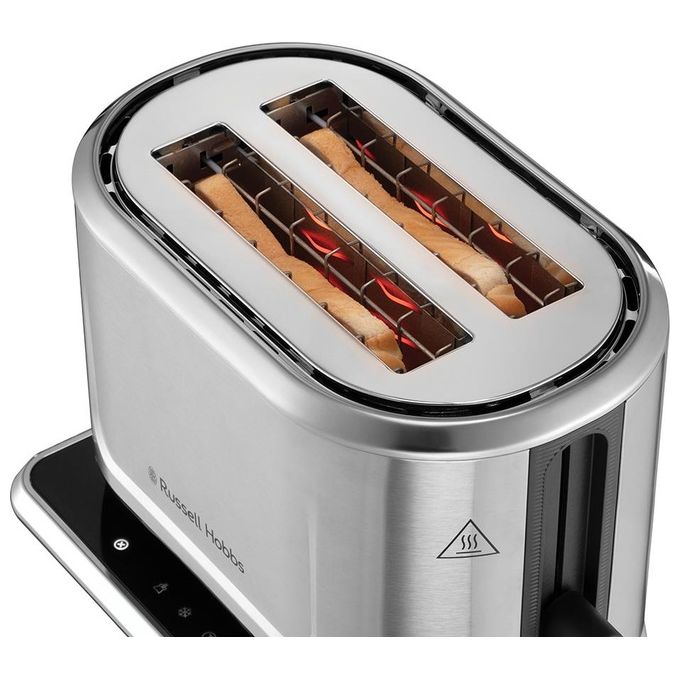 Russell Hobbs 26210-56 Attentiv Tostapane 2 Fette con Tecnologia Colour Sense Touchscreen Acciaio Inossidabile colore Acciaio Inossidabile