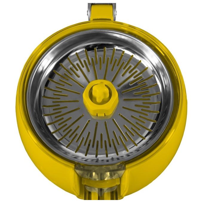 Unold 78132 Power Juicy Spremiagrumi manuale 1100 W con contenitore polpa e piedini antiscivolo colore Giallo