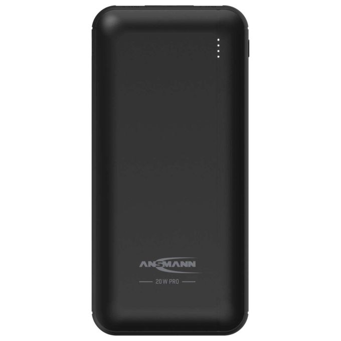 Ansmann 1700-0147 PB320PD Power bank 20000 mAh con Power Delivery 2 porte USB A 1 porta USB C colore Nero