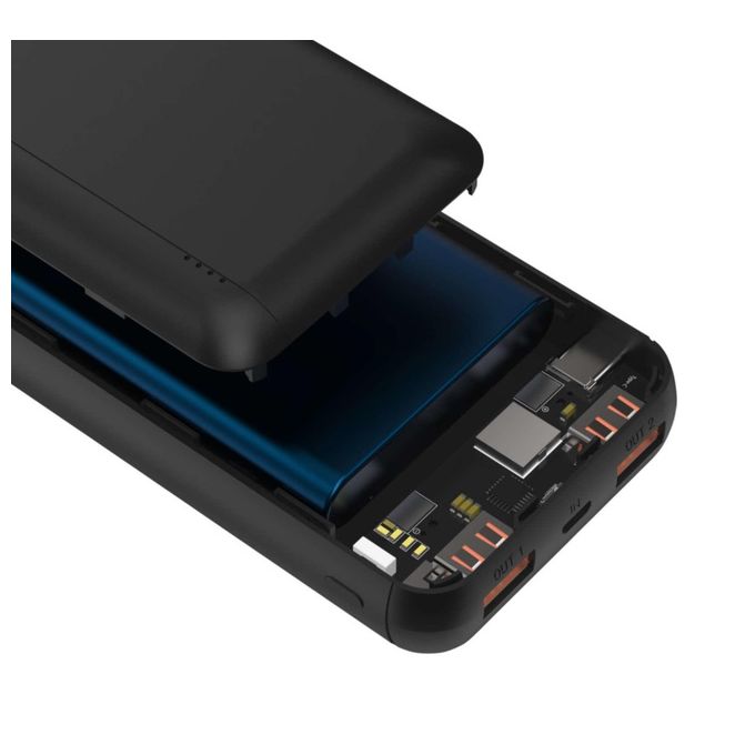 Ansmann 1700-0147 PB320PD Power bank 20000 mAh con Power Delivery 2 porte USB A 1 porta USB C colore Nero