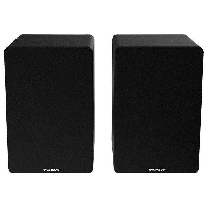 Thomson WS400DUO Casse Acustiche da Scaffale 2.0 50W Bluetooth 5.0 Ingresso RCA Telecomando colore Nero