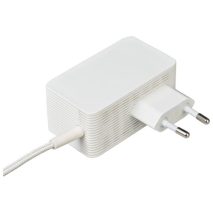 Brennenstuhl 1508230 estilo Caricatore multiplo USB 4x USB A 1x USB C Power Delivery 1,5 m colore Acciaio inossidabile Bianco