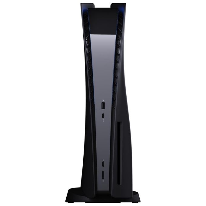 4SIDE DWGT0001 Cover Laterale per PlayStation 5 Disk in Plastica colore Nero