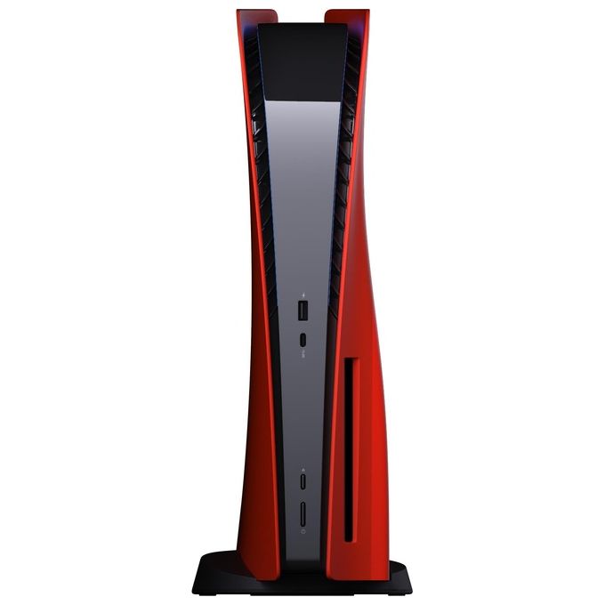 4SIDE 5 Sides Cover Laterale per PlayStation 5 Disk colore Rosso