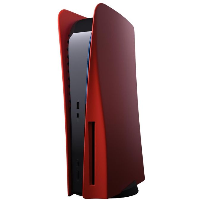 4SIDE 5 Sides Cover Laterale per PlayStation 5 Disk colore Rosso