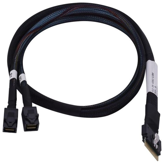 Microchip Technology 2304900-R Cavo Serial Attached SCSI (SAS) 0.8mt Nero
