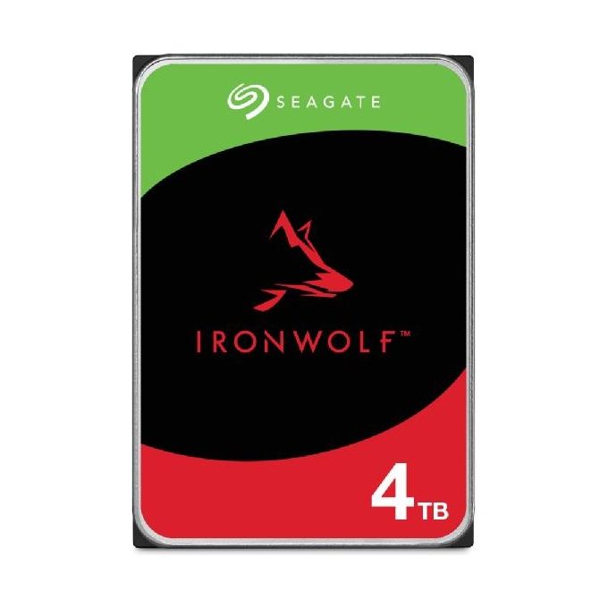 Seagate ST4000VN006 IronWolf Hard Disk Interno NAS 3.5'' 4TB SATA III 5400rpm Cache 256MB