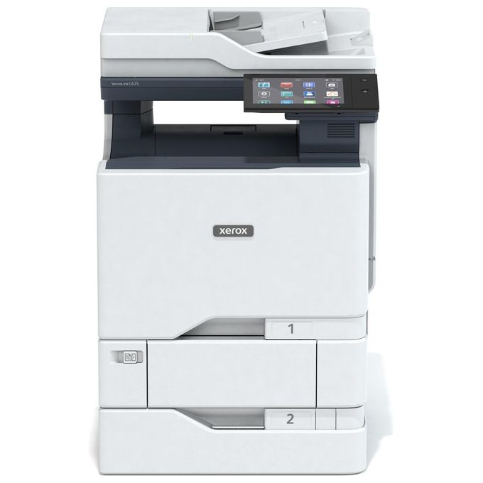 Xerox C625V_DN VersaLink C625 Stampante Multifunzione Laser a Colori A4 50 ppm Duplex Automatico con Touchscreen 7 pollici Wi-Fi Opzionale Ethernet Gigabit NFC colore Nero