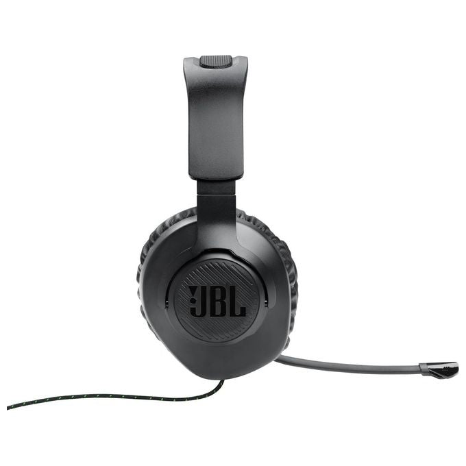 JBL JBLQ100XBLKGRN Quantum 100X Cuffie Gaming Over-Ear Cablate Microfono Rimovibile compatibili Xbox PlayStation Nintendo Switch PC colore Nero