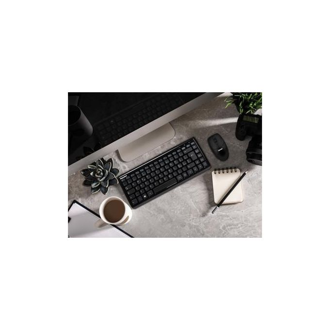 Hamlet XKKITA400CU Tastiera Ita Multimediale Compatta Usb Nero