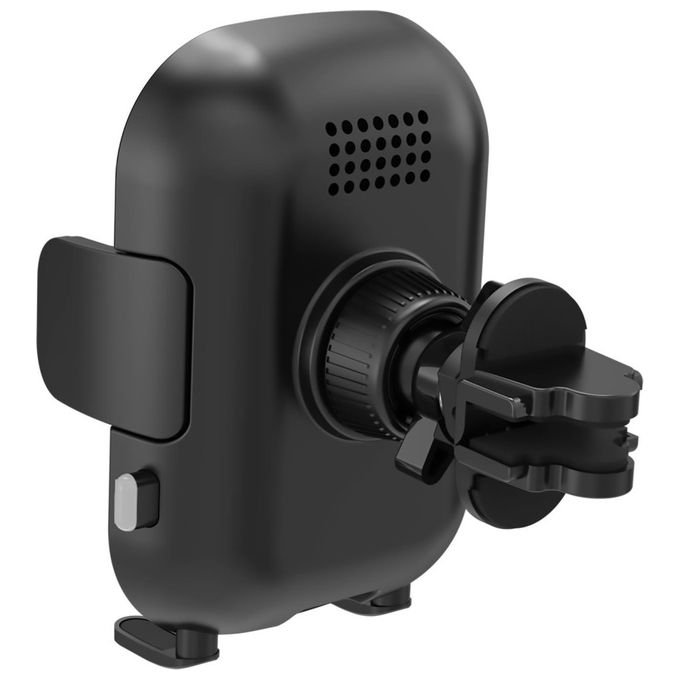 Celly MOUNTCHARGE15 Supporto Auto con Ricarica Wireless 15W Qi Rotazione 360° Smartphone fino a 6.9'' colore Nero