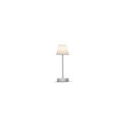 New Garden Lola Slim 30 Lampada da Tavolo a Batteria Grigio