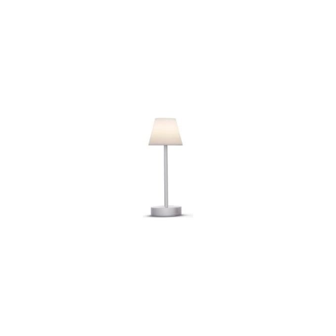 New Garden Lola Slim 30 Lampada da Tavolo a Batteria Grigio