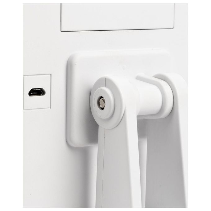 Girmi Specchio per Trucco 16x22cm con Luce Led 1x Batterie e Usb