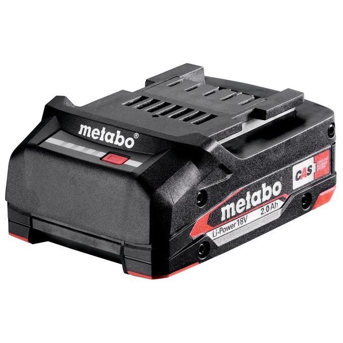 Metabo 625026000 Li-Power Batteria per Elettroutensile 18 V 2.0 Ah Li-Ion 36 Wh colore Nero