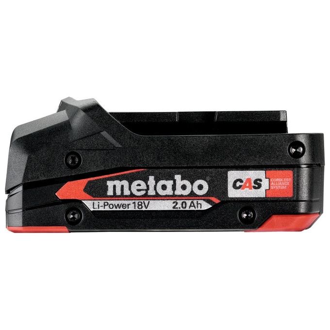 Metabo 625026000 Li-Power Batteria per Elettroutensile 18 V 2.0 Ah Li-Ion 36 Wh colore Nero