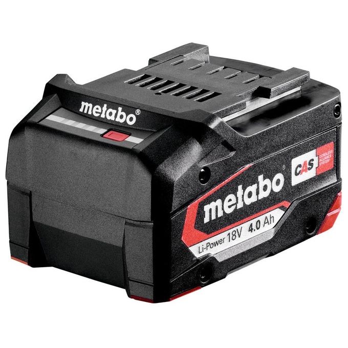 Metabo 625027000 Li-Power Batteria per Elettroutensili 18V 4.0 Ah 72 Wh Ioni di Litio colore Nero