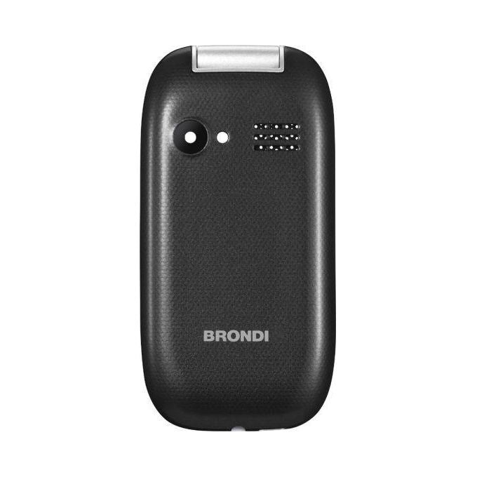 Brondi WINDOW+ Telefono Cellulare a Conchiglia Dual SIM 2G Display 1.77'' Bluetooth Radio FM colore Nero