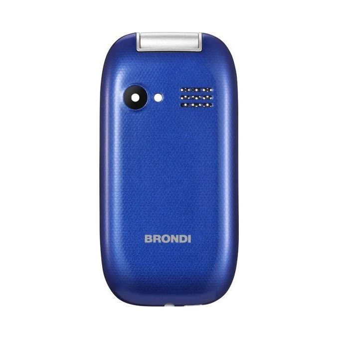 Brondi 10278092 Window+ Telefono Cellulare a Conchiglia Flip Attivo Dual SIM Display 1.77'' 1.3 MP colore Blu