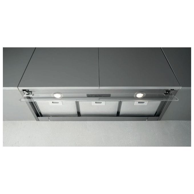 Silverline 3129 INSIDE 1 Cappa Sottopensile Integrata 60 cm 465 m³-h Classe C 64 dB Tiro a effetto colore Inox