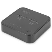 DIGITUS DA-71545 Stazione di Docking Dual M.2 NVMe SSD USB-C 3.2 Gen 2 fino a 10 Gbps Clonazione Offline colore Nero