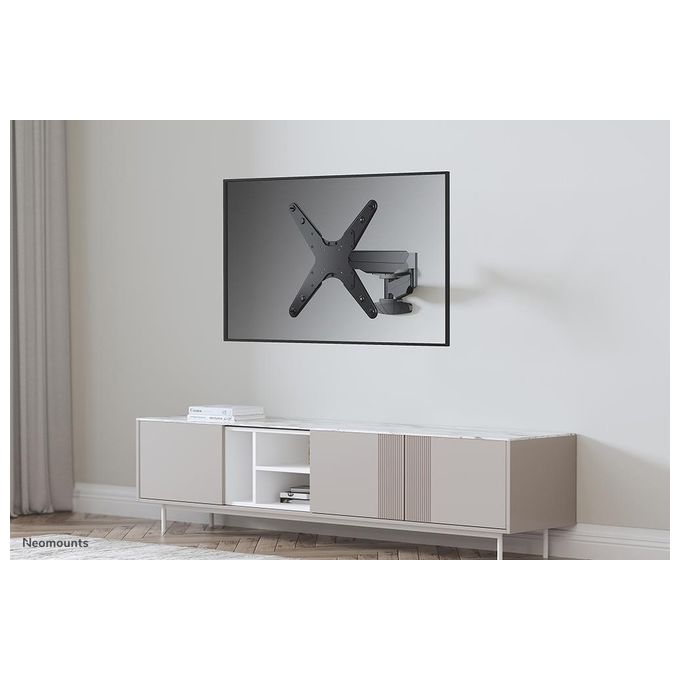 Neomounts WL70-550BL14 Supporto TV Full Motion 40-55'' 30 Kg Regolabile Altezza Inclinazione Rotazione 180° colore Nero