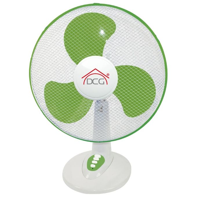 DCG Ventilatore da Tavolo 40cm Colorato per Rinfrescare Ambienti Domestici e Uffici con Design Vivace e Funzionalita' Efficiente