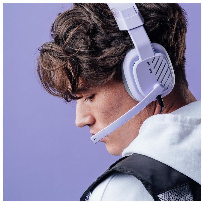 ASTRO Gaming 939-002078 A10 Headset Cuffie da Gioco Cablate con Microfono Flip-to-Mute 3.5 mm Compatibili con Xbox PlayStation PC Mac colore Lilla'