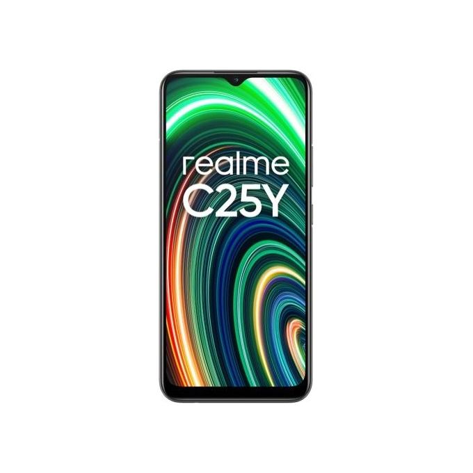 Realme C25Y Smartphone Dual SIM 6.5'' 4G 4 GB RAM 64 GB Android 11 Batteria 5000 mAh colore Metal Grey