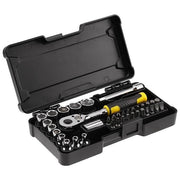 Stanley Set Chiavi a Bussola 1-4'' Compatto 37 Pezzi Nero