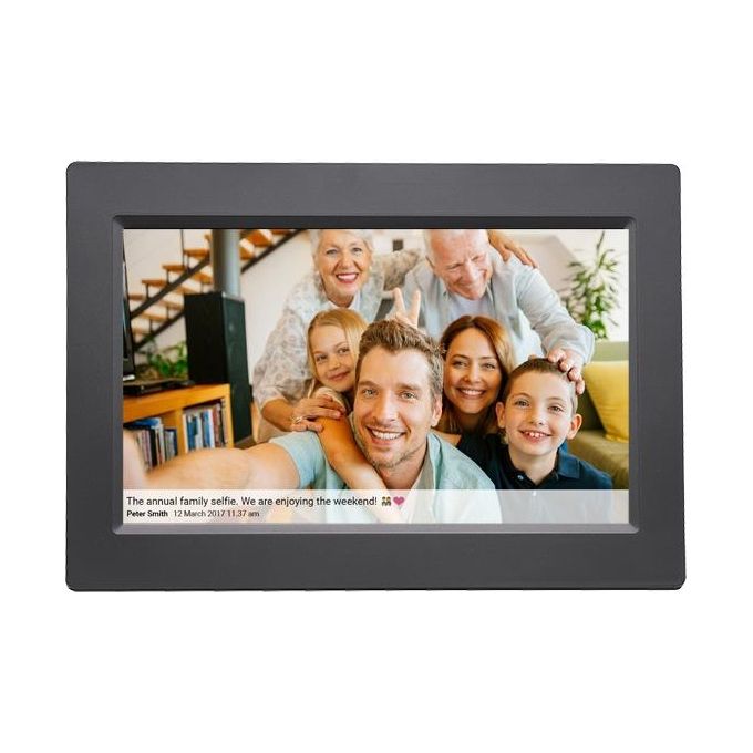 Denver PFF-1015B Cornice Digitale WiFi Schermo Touch IPS 10.1'' Risoluzione 1280x800 Memoria 16 GB Slot microSD colore Nero