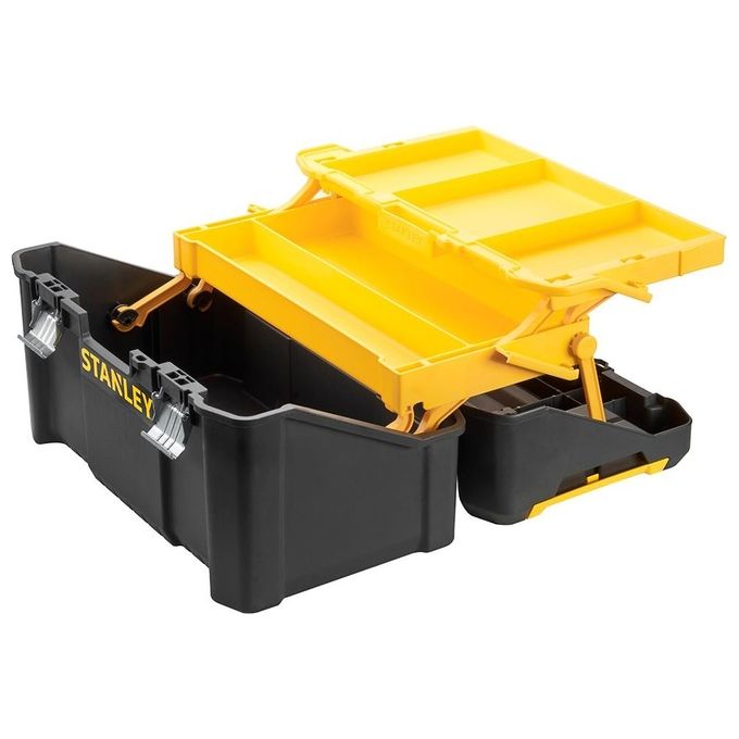Stanley Cassetta Porta Attrezzi Multilevel Nero e Giallo