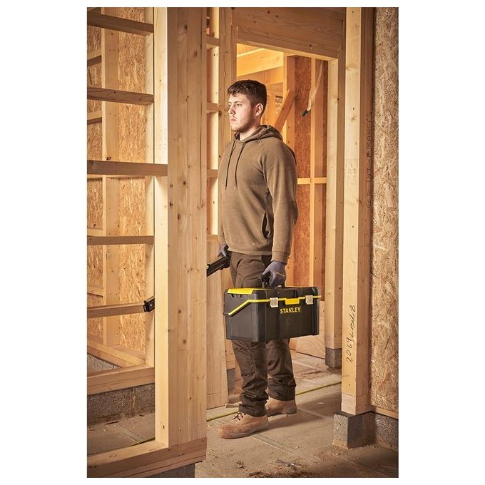 Stanley Cassetta Porta Attrezzi Multilevel Nero e Giallo